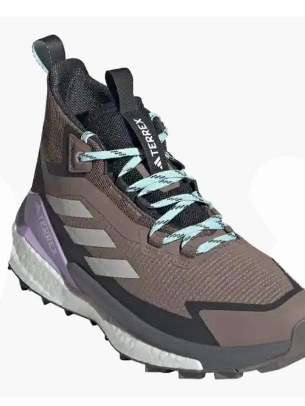 Terrex Free Hiker 2.0 Trace Brown Beige Carbon Gore-Tex Hiking Shoes size‎ 11